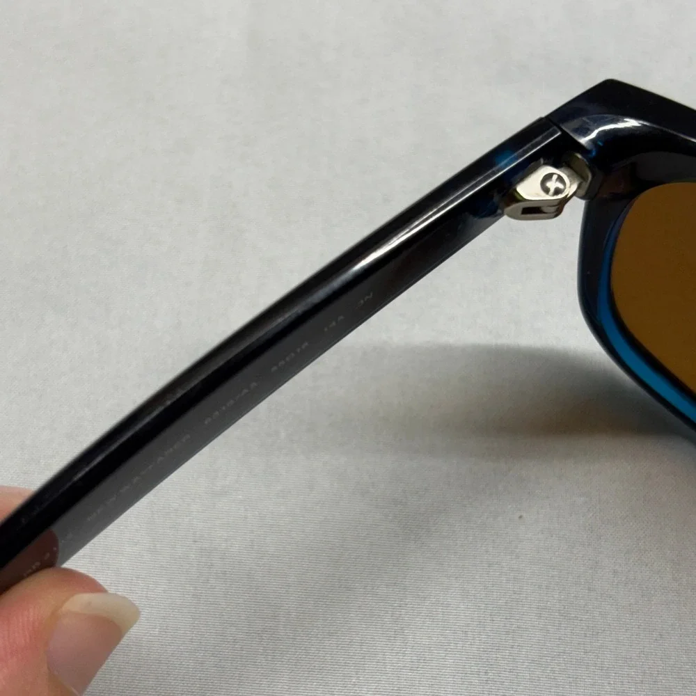 Ray-Ban Used Wayfarer RB2132 Sunglasses Unisex 55mm Blue Brown Good Prescription